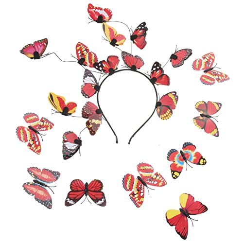 HONMEET Schmetterling Haarreif Stirnband Schmetterlings Haarspangen Accessoires Für Damen Wedding Party Frisurendekor HONMEET Schmetterling Haarreif Stirnband Schmetterlings Haarspangen Accessoires Für Damen Wedding Party Frisurendekor von HONMEET