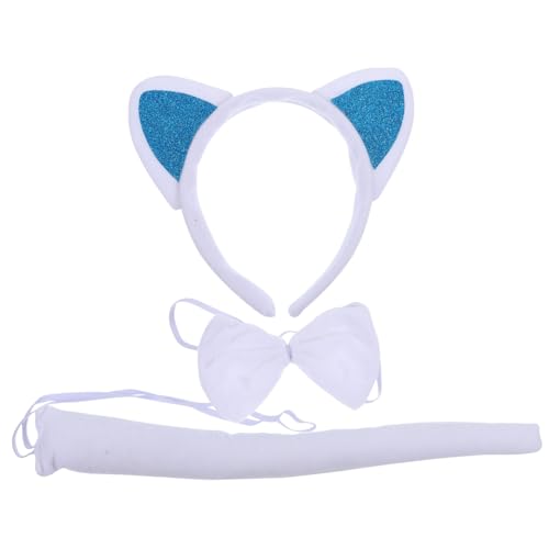 HONMEET Katzenohr-stirnband Satz Fliege Für Cosplay Party Bühnenauftritt Tierthema Dekoration von HONMEET