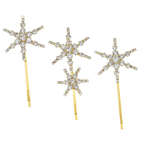 HONMEET Stern Haarspangen Satz Glitzernde Haar Clips für Damen Haarschmuck für Dickes Haar Vielseitig Einsetzbar für Hochzeiten und Festivals Design von HONMEET