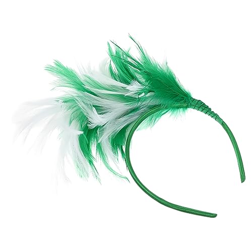 HONMEET Federn Kopfschmuck Für Damen Stirnband Party Haarband Federn Haarspange Cosplay Accessoire Leicht Und Angenehm Zu Tragen von HONMEET