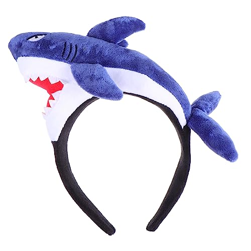 HONMEET Haifischhaar-haarreif Blau Schönes Stirnband Mehrzweck-haarschmuck Anzieh-requisite Bequem Material Handwerklich von HONMEET