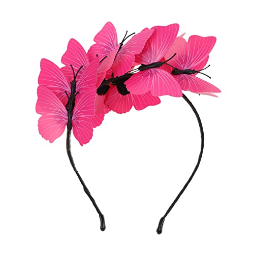 HONMEET Schmetterlings-stirnband Mit Schmetterlingsimitat Leicht Und Bequem Zu Tragen Für Partydeko Und Festival-zubehör von HONMEET