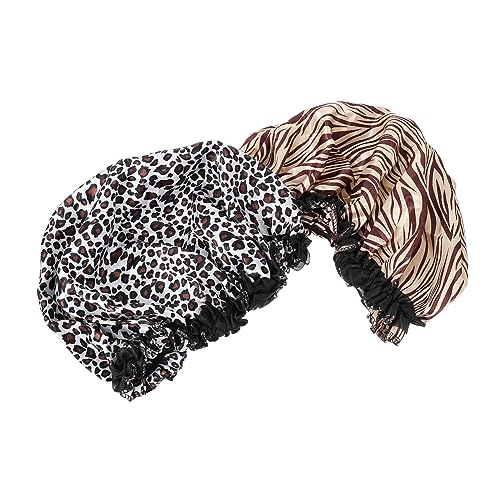 HONMEET 1 pc elegante Satin Krawatte Motorhaube Schlafmütze Frauen Zopf Kappe für Haarpflege von HONMEET