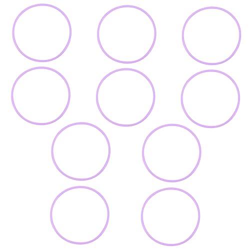 HONMEET 10 Stück Elastische Silikon Gelee-armbänder Extrem Dehnbare Gummiarmbänder Für Kinder Retro-partys von HONMEET