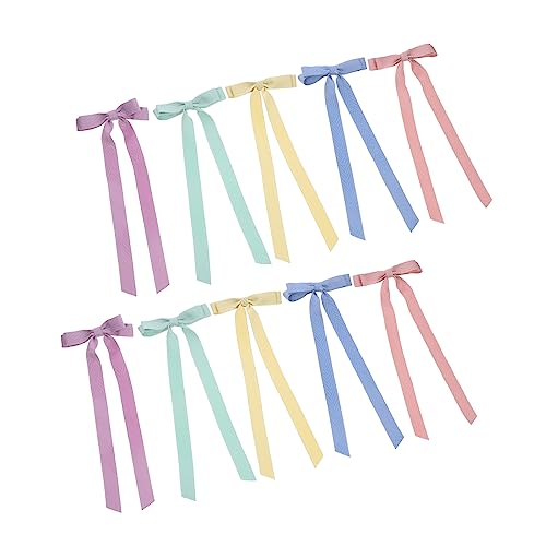 HONMEET 10 Stück Haarnadeln Mit Schleife Und Haarspangen Für Mädchen Einfach Anzuwenden Modisch Für Party Und Alltag von HONMEET