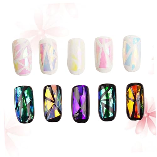 HONMEET 10 Stück Holografische Nail Art Folien Für Kreative Maniküre DIY Schablonen Aufkleber Für Effektvolle Nageldesigns Perfekt Für Nagelstudios Und Zuhause HONMEET 10 Stück Holografische Nail Art Folien Für Kreative Maniküre DIY Schablonen Aufkleber Für Effektvolle Nageldesigns Perfekt Für Nagelstudios Und Zuhause von HONMEET