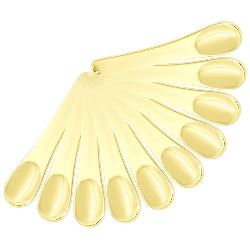 HONMEET 10 Metalllöffel Für Gesichtscreme Mit Loch Zum Aufhängen Kosmetikspatel Für Cremeportionierung Löffel Für Gesichtscreme Maskenspatel Cremeportionierer Für Kosmetik HONMEET 10 Metalllöffel Für Gesichtscreme Mit Loch Zum Aufhängen Kosmetikspatel Für Cremeportionierung Löffel Für Gesichtscreme Maskenspatel Cremeportionierer Für Kosmetik von HONMEET