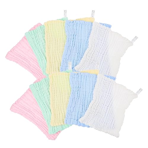HONMEET 10St kinder handtücher handtuchponscho kind gesicht handtuch kinderbadetuch Waschlappen Gesichtslappen zum Waschen des Gesichts Lappen zum Duschtücher groß Baumwolle von HONMEET