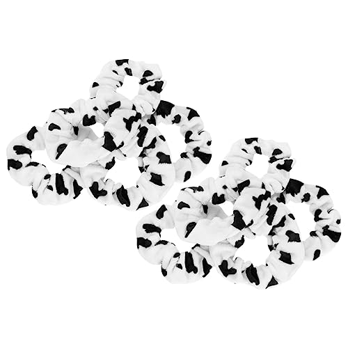 HONMEET 10 Stück Baumwoll Pferdeschwanzhalter Für Damen Stilvoller Kopfschmuck Haarring Haarschmuck von HONMEET