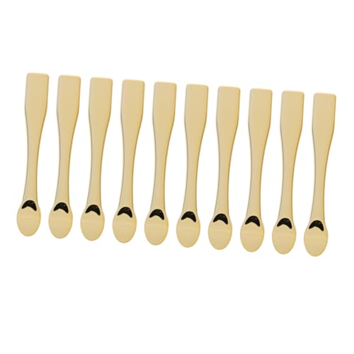 HONMEET 10stücke Goldene Gesichtscreme Löffel Schönheitsspatel Creme Schaufel Für Maske Extraktionswerkzeug von HONMEET