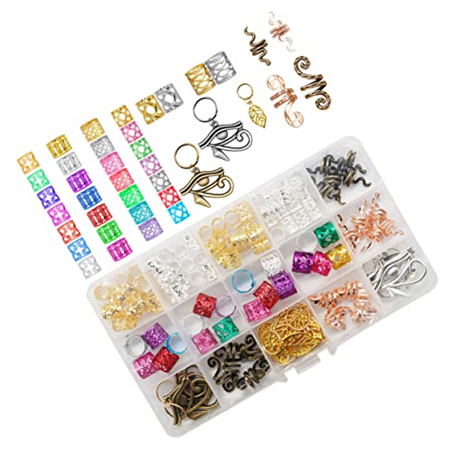 HONMEET 116stücke Haarschmuck Für Zöpfe Dreadlock-accessoires Haarmanschetten Aus Legierung Zopfaccessoires Für Partys Und Hochzeiten Dreadlocks Haar Zubehör von HONMEET