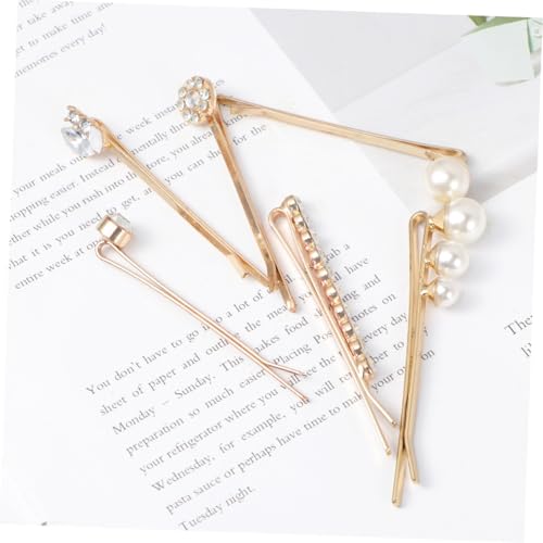 HONMEET 12 Stück Teiliges Perlen haarspangen Strasssteinen Modische für Frauen und Mädchen Fester Sitz Vielseitig für Party Hochzeit und Alltag Geeignet von HONMEET