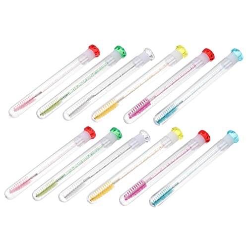 HONMEET 12 Stück Wimpernbürsten-tuben Wimpernapplikator Wimpernbürste Für Mascara Schutz Und Transport von HONMEET