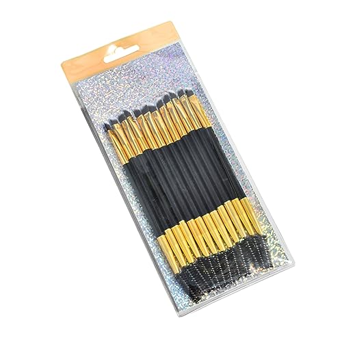 HONMEET 12stücke Teiliges Set Aus Doppelköpfigen Mascara Und Augenbrauenbürsten Spiral-wimpernrolle Für Präzise Augenbrauenformung Und Make-up-anwendungen Geeignet Für Salon Und von HONMEET