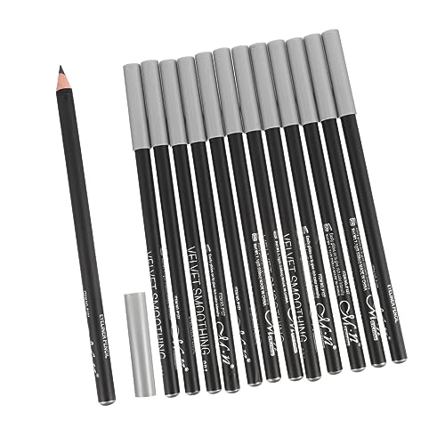 HONMEET 12stücke Wasserdichter Eyeliner-stift Und Augenbrauenstift Hochpigmentierte Schnell Trocknende Kreative Kosmetikwerkzeuge Für Makelloses Augen-make-up von HONMEET