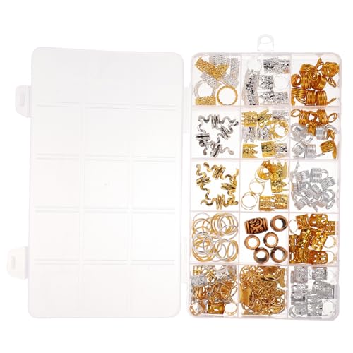 HONMEET 146stücke Teiliges Metall Haar Schmuck Für Zöpfe Und Dreadlocks Vintage Haarschmuck Einfache Anwendung Perfektes Für Besondere Anlässe von HONMEET