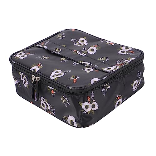 HONMEET Mini Schminktasche Damen Reisetasche Kosmetiktasche Minitasche Tragbare Aufbewahrungstasche Make-up Koffer Wasserdichtes Design Schön Und Elegant von HONMEET
