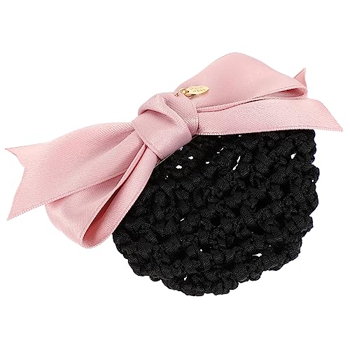 HONMEET Netz-haarnetz-kopfschmuck Mit Schleife Elastischer Haarnetz-clip Damenkopfschmuck Für Arbeitskopfschmuck von HONMEET