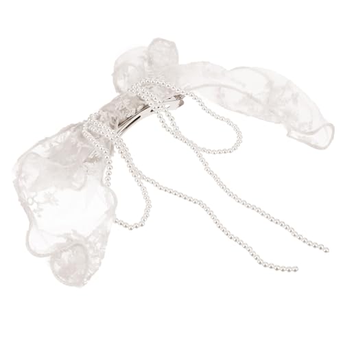 HONMEET 1stück Chic Lace Bowknot Haarspange Für Damen Elegante Haarklammer Für Verschiedene Anlässe Perfektes Accessoire Für Mädchen Und Bräute von HONMEET