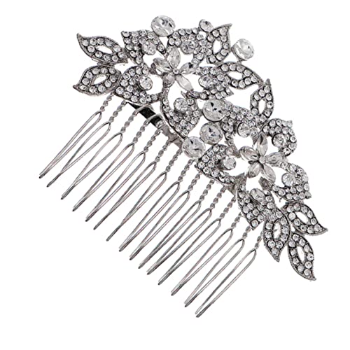 HONMEET 1 Stück Strass-haarkamm Für Damen Eleganter Braut-haar-schmuck Hochzeits-haar-accessoire von HONMEET