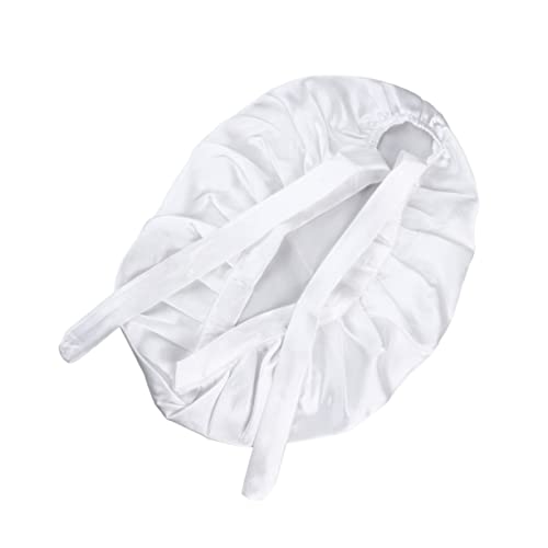 HONMEET Seidene Schlafmütze Für Frauen Verstellbarer Haar-schutz-hut Kopf-abdeckung Für Nachtschlafen Hält Haare An Und Stelle Bequem Zu Tragen von HONMEET