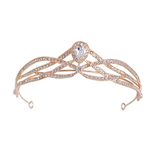 HONMEET Eleganter Kopfschmuck Für Brauthochzeiten Und Partys Krone Hochzeit Für Frauen von HONMEET