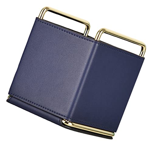 HONMEET 1pc Leder Make-up Pinsel Staubdicht Desktop Storage Box Multi-funktion Organizer Für Hause von HONMEET