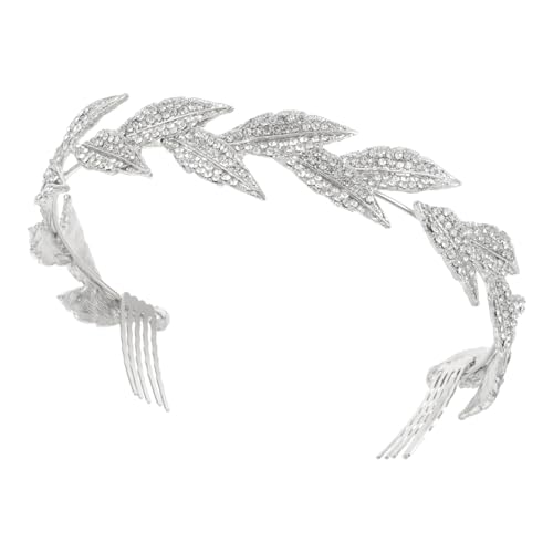 HONMEET Haarspange Mit Haarkamm Für Brautkopfschmuck Haarschmuck Als Kopfbekleidung Haar-zubehör Für Party Und Hochzeit von HONMEET