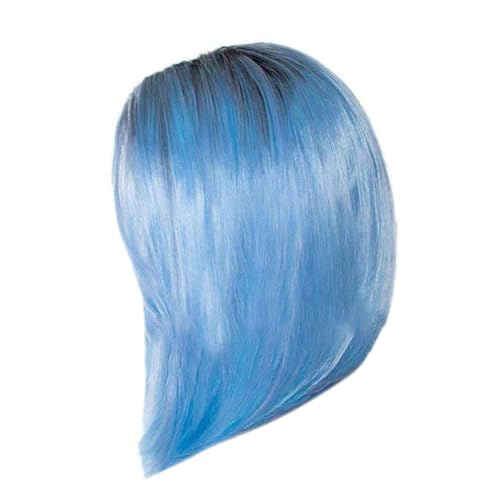 HONMEET 1stück Stylische Hochtemperatur-seidenperücke Für Damen Kurz Gerade Haarverlängerung Mit Verstellbarem Kopfumfang Langlebig HONMEET 1stück Stylische Hochtemperatur-seidenperücke Für Damen Kurz Gerade Haarverlängerung Mit Verstellbarem Kopfumfang Langlebig von HONMEET