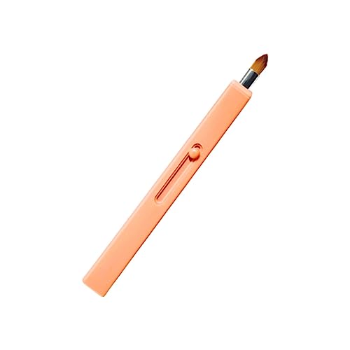 HONMEET 1stück Tragbarer Einziehbarer Lippenpinsel Für Lippenstift Make-up Werkzeug Warm Orange Für Präzise Lippenanwendung Und Aufbewahrung Im Kosmetikbeutel Oder Geldbörse von HONMEET