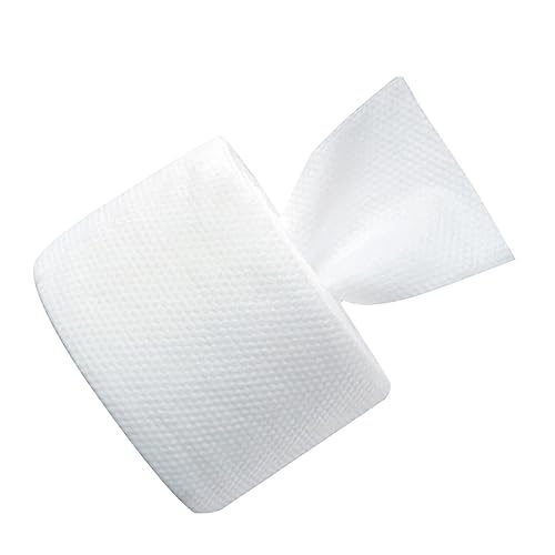 HONMEET 2 Rollen Gesichtswaschtuch Make-up Wattepads Make-up-Entferner-Tuch Make-up-Entferner-Tücher Wattepads für das Gesicht Gazekompressen baumwoll handtücher gesicht handtuch Weiß von HONMEET