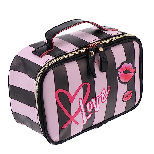 HONMEET 2stücke Toiletry Storage Bag Für Damen Stylische Pu Wasch Und Kosmetiktasche Mit Kompaktem Design Für Reisen Und Alltagsnutzung von HONMEET