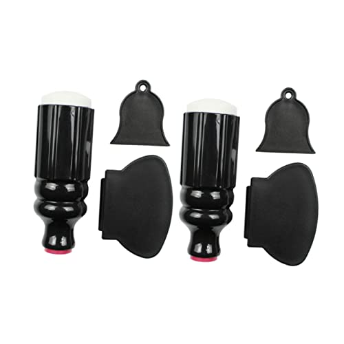 HONMEET 2sätze Langlebiger Stempel Schaberplatte Für Maniküre-werkzeug Diy-nagel Kunststempel Politur Pack von HONMEET