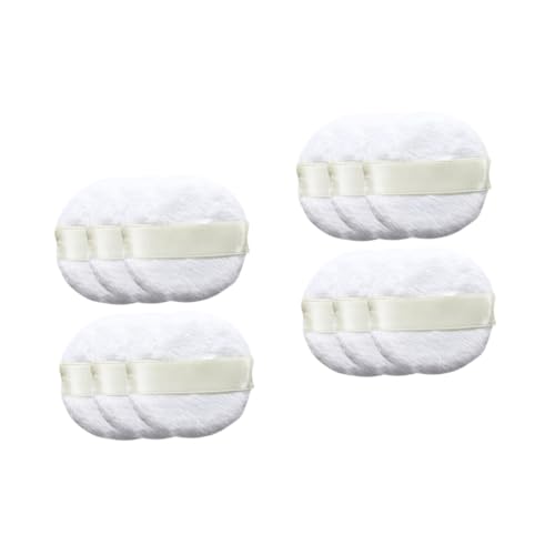 HONMEET 20stücke Ultra-kurze Plüsch-make-up-schwämme Für Flüssig-foundation Kosmetik-puff Weiß Geeignet Für Frauen Und Mädchen Perfektes Werkzeug Für Foundation Und Concealer von HONMEET