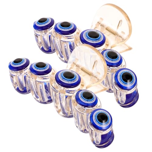 HONMEET Große Haarspange Aus Kunstharz Mit Bösen Augen Damen-clip Für Dickes Haar Haar-accessoires Für Mädchen 2er-set Dekorativ Und Praktisch von HONMEET