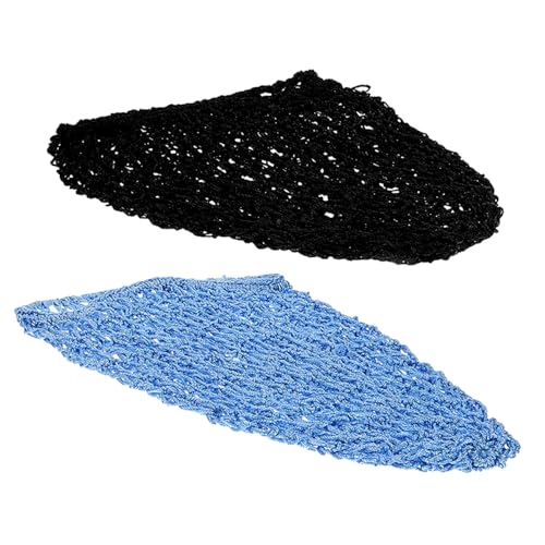 HONMEET Netz-haarnetze Für Schlafende Damen Gehäkelt Atmungsaktiv Bequeme Haarnetzkappen 2er Satz Zum Schutz Und Formhalten Von Langem Haar von HONMEET