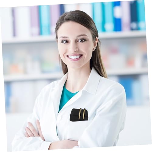 HONMEET 2 Stück Pu Leder Stifteetui Kompakte Strapazierfähige Pen Tasche für Krankenschwestern Praktischer Taschenclip Multifunktionaler Stifteschutz für Pflegekräfte und Hospital Zubehör von HONMEET