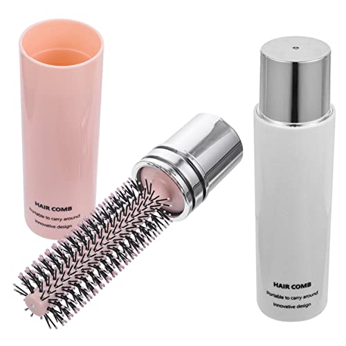 HONMEET 2stücke Haarbürste Für Lockiges Haar Styling-roll-haarbürste Antistatische Bürste Einziehbare Kamm Für Frauen Und Männer Für Nasses Und Trockenes Haar Entwirrbürste Mit von HONMEET