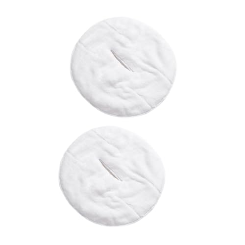 HONMEET 2 Stück Teiliges Wiederverwendbares Gesichtstuch mit Kompresse für Spa und Schönheitsanwendungen Weiches Weißes Handtuch für Frauen zur Hautpflege und Feuchtigkeitsbehandlung von HONMEET