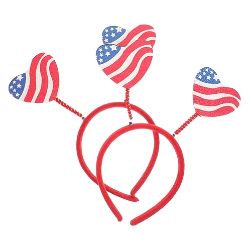 HONMEET 2er Satz Stirnbänder Zum 4 Party Stirnbänder Haarreifen Fest Zum Unabhängigkeitstag von HONMEET