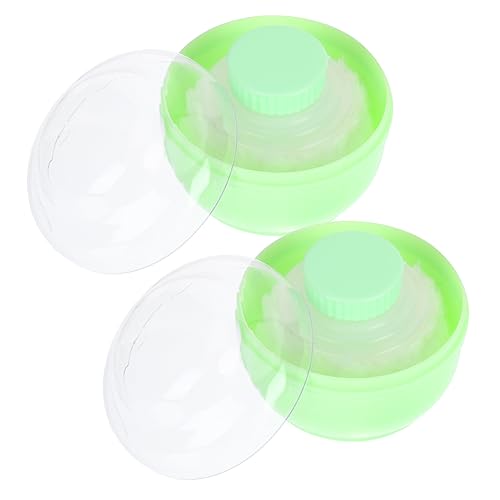 HONMEET 2stücke Leere Puderboxen Für Körperpuder Praktische Aufbewahrungslösungen Für Lose Puder Für Mädchen Und Unterwegs Grünem Design HONMEET 2stücke Leere Puderboxen Für Körperpuder Praktische Aufbewahrungslösungen Für Lose Puder Für Mädchen Und Unterwegs Grünem Design von HONMEET