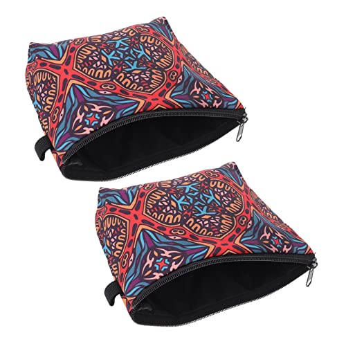 HONMEET 2stücke Multifunktionale Kosmetiktasche Für Damen Große Kapazität Geometrisches Design Tragbare Wasch Und Make-up-Tasche Für Reisen Toilettenartikel Und Nagelpflege von HONMEET