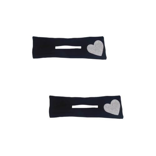 HONMEET 2stücke Frauen Haarschmuck Liebe Herz Haarknoten Werkzeug Mit Kristallen Elegantes Haar Zubehör Für Alltag Hochzeiten Und Partys von HONMEET