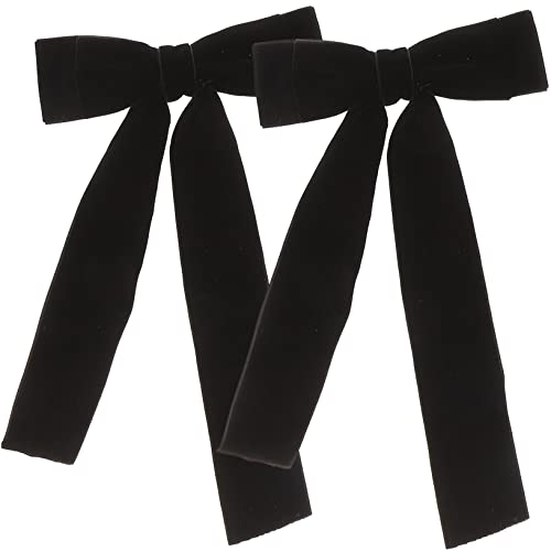 HONMEET 2stücke Haarspangen Mit Schleife Und Haarnadeln Aus Hochwertigem Material Groß Und Schick Für Damen Als Kopfschmuck Und Haaraccessoire von HONMEET
