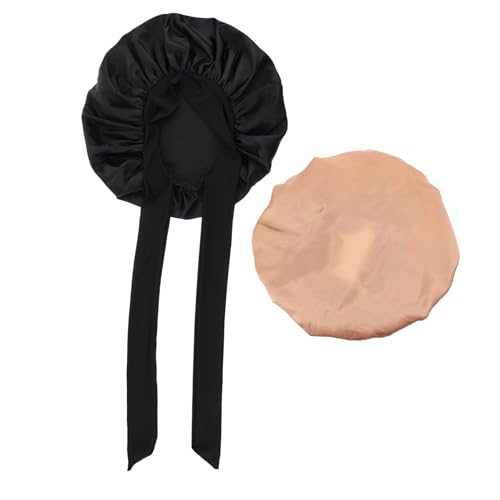 HONMEET 2-teiliges Set Aus Haube Und Seiden-schlafmütze – Weich Und Bequem Für Damen von HONMEET