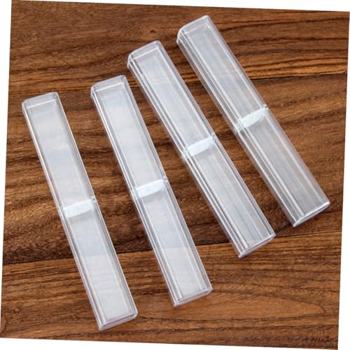 HONMEET 20 Stück Teiliges Transparentes PVC Pen Case Einzelne Stifthalter Leicht Tragbar Elegantes Design für Schüler Berufstätige Geschenkbox für Schreibgeräte von HONMEET
