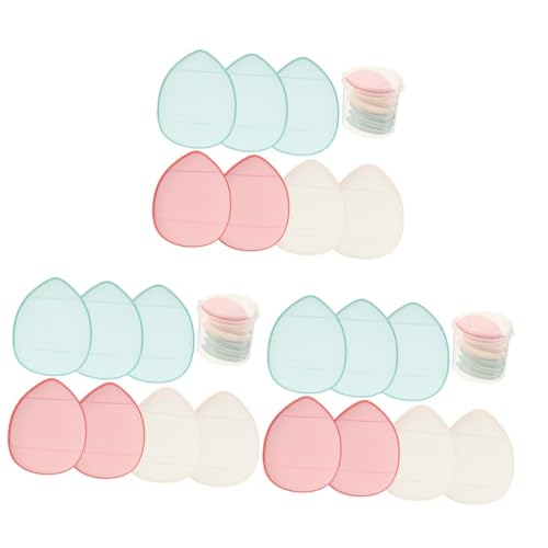 HONMEET 21stücke Teiliges Mini-puderquaste Handliche Finger- Für Make-up Trocken Und Nass Verwendbar Für Foundation Und Concealer Sanft Zur Haut Für Reisen Und Alltag von HONMEET