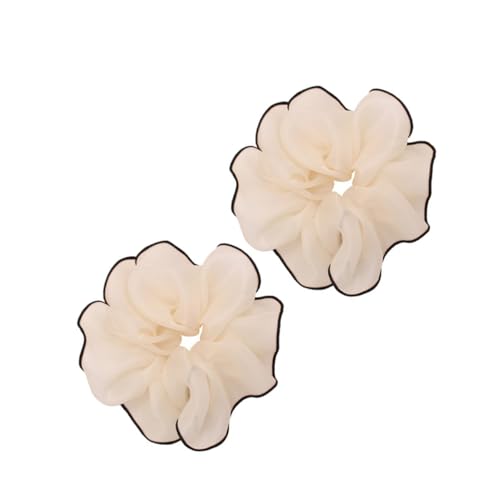 HONMEET 2stücke Haarring Haargummi Dickdarm Ring Mädchen Frauen Haarschmuck Sommer-kopfgummi Schlichtes Design von HONMEET