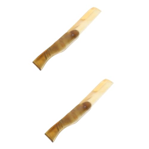 HONMEET 2stücke Faltbarer Massagekamm Aus Horn Antistatischer Haarkamm Für Lockige Haare Und Kopfhautpflege Tragbares Styling-tool Für Herren Und Damen von HONMEET
