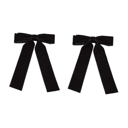 HONMEET Haarschleife 2 Stück Haarschleifenclip für Frauen Haarschleifenclip für Mädchen langes Band große Schleife Haarspange mit Schleife HONMEET Haarschleife 2 Stück Haarschleifenclip für Frauen Haarschleifenclip für Mädchen langes Band große Schleife Haarspange mit Schleife von HONMEET